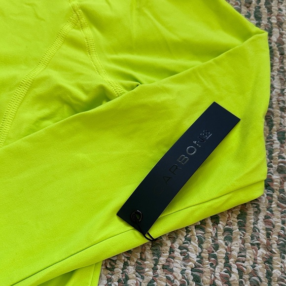 Carbon38 Run top in Melt Acid Lime Long Sleeve NWT - Picture 7 of 11